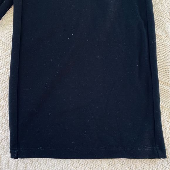 Quince Ultra-Stretch Ponte Wide Leg Pants Trousers Black Office Work (Size M) - Picture 7 of 11